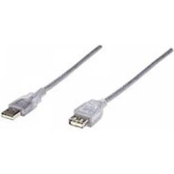 Manhattan Hi-Speed USB A-USB A 2.0 1.8m