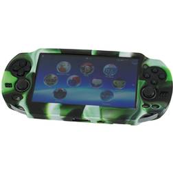 ZedLabz Silicone Skin Protector Cover Bumper Grip Case for PS Vita 1000 – Camo Green