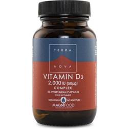 Terra Nova Vitamin D3 2000 IU 50 pcs