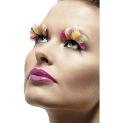 Smiffys Neon Feathered Eyelashes