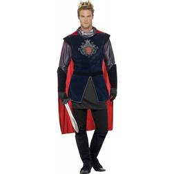 Smiffys Costume Roi Arthur Medieval Luxe Homme Multicolores