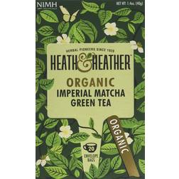 Heath & Heather Organic Imperial Matcha Green 20pcs 6pack