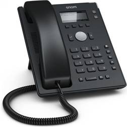 Snom Téléphone fixe VoIP 2 lignes D120 (Noir)