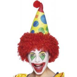 Smiffys Clownhatt med Hår