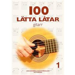 100 Lätta Låtar 1 Gitarr (Häftad, 2018)