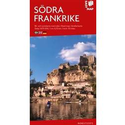 Södra Frankrike EasyMap: Skala 1:675.000 (Karta, Falsad., 2018)