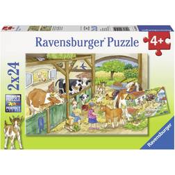 Ravensburger Cheerful Farm Life 2x24 Pieces