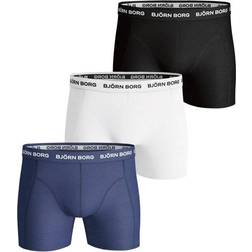 Björn Borg Solid Essential Shorts 3-pack - Blue Depths