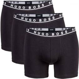 HUGO BOSS Stretch Cotton Boxer 3-pack - Black