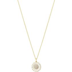 Georg Jensen Daisy Large Necklace - Gold/Diamonds