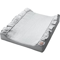 Ng Baby Changing Pad Standard Ruffle Light Grey Mood Ruffles