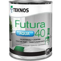 Teknos Futura Aqua 40 Träfärg Vit 9L
