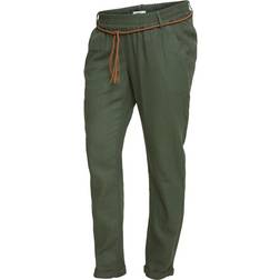 Mamalicious Woven Maternity Pants Green/Thyme (20008366)