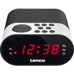 Lenco CR-07 Reloj Negro, Azul radio