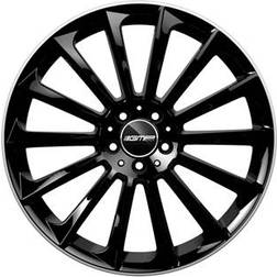 GMP Stellar Black Polished Lip 7.5x17 5/112 ET35 Nav66.6