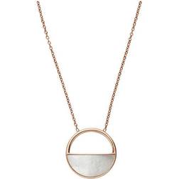 Skagen Agnethe Necklace - Rose Gold/Mother of Pearl