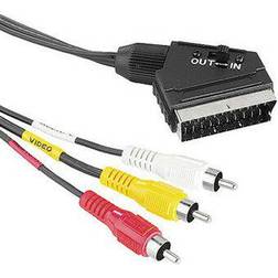 Hama 1 Stars Scart - 3RCA 1.5m