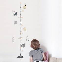 Mimi Lou Wallsticker Højdemåler Kaniner