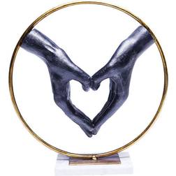 Kare Design Object Elements Heart Hand Figurine 13.2"