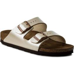 Birkenstock Arizona Birko-Flor - Graceful Pearl White