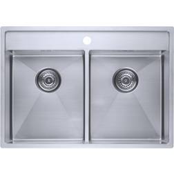 Lavabo Kubus 742 Soft Kitchen Sink 740 x 520 mm