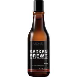 Redken Brews 3-In-1 Shampoo, Conditioner & Body Wash 300ml