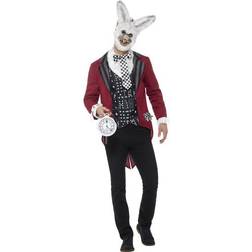 Smiffys Deluxe White Rabbit Costume