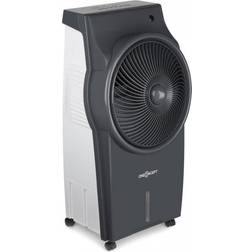 OneConcept Kingcool Climatizador evaporativo, ventilador, ionizador y humidificador de aire 4 en 1 Gris