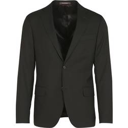 Oscar Jacobson Edmund Wool Blazer Black