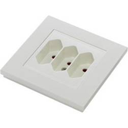 Schneider Electric Elko Pistorasia Plus 3xEURO 16A IP20 UPR