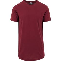 Urban Classics Classic Shaped Long Tee - Rouge