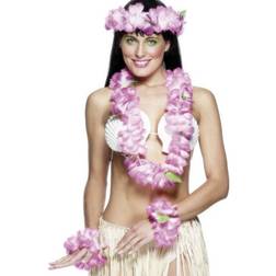 Smiffys Hawaiisæt Pink