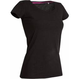 Stedman Claire Crew Neck T-shirt - Black Opal