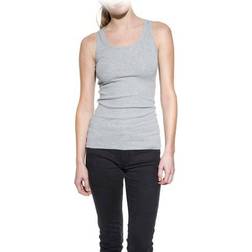 Bread & Boxers Tank Ribbed Grey Grey