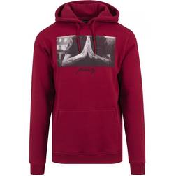 Mister Tee Felpa 'Pray' - Grigio/Rosso Rubino