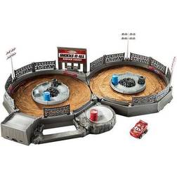 Mattel Disney Pixar Cars Mini Racers Crank & Crash Derby Playset