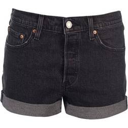 Levi's Women's 501 Mid Thigh Shorts - Lunar Black