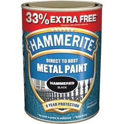 Hammerite Direct To Rust Hammered Metallfärg Black 0.75L