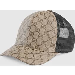 Gucci GG Supreme Baseball Hat Beige/Ebony