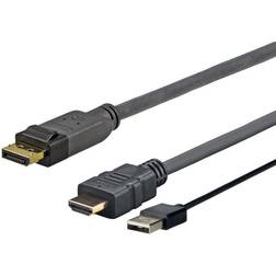 VivoLink DisplayPort-HDMI USB A 2m