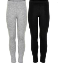 Minymo Basic Leggings 2-pack - Black (4892-106)