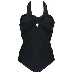 Missya Viola Bandeau Badedragt Swimsuit - Black