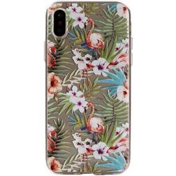 Teknikproffset Flamingo Plants Soft TPU Case (iPhone X)