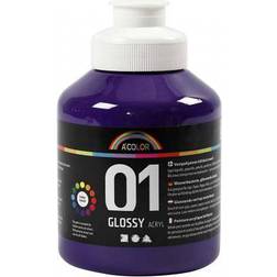 A Color Acrylic Paint Glossy 01 Violet 500ml