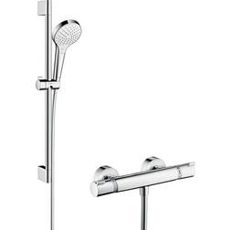 Hansgrohe Croma Select S Vario Ecostat (27013400) Bianco, Cromo