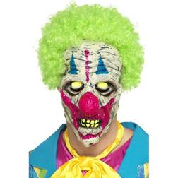 Smiffys UV Black Light Clown Mask