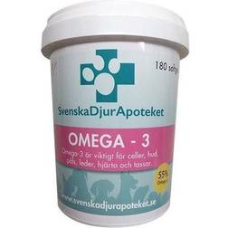 Svenska Djurapoteket Omega-3 180 Kapsler