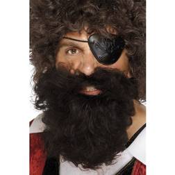 Smiffys Piratskæg Brun