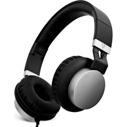 V7 HA601-3EP On-Ear Headphones Black/Silver Mini-phone Wired