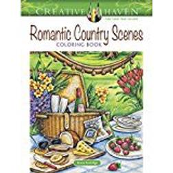 Creative Haven Romantic Country Scenes Coloring Book (Adult Coloring)